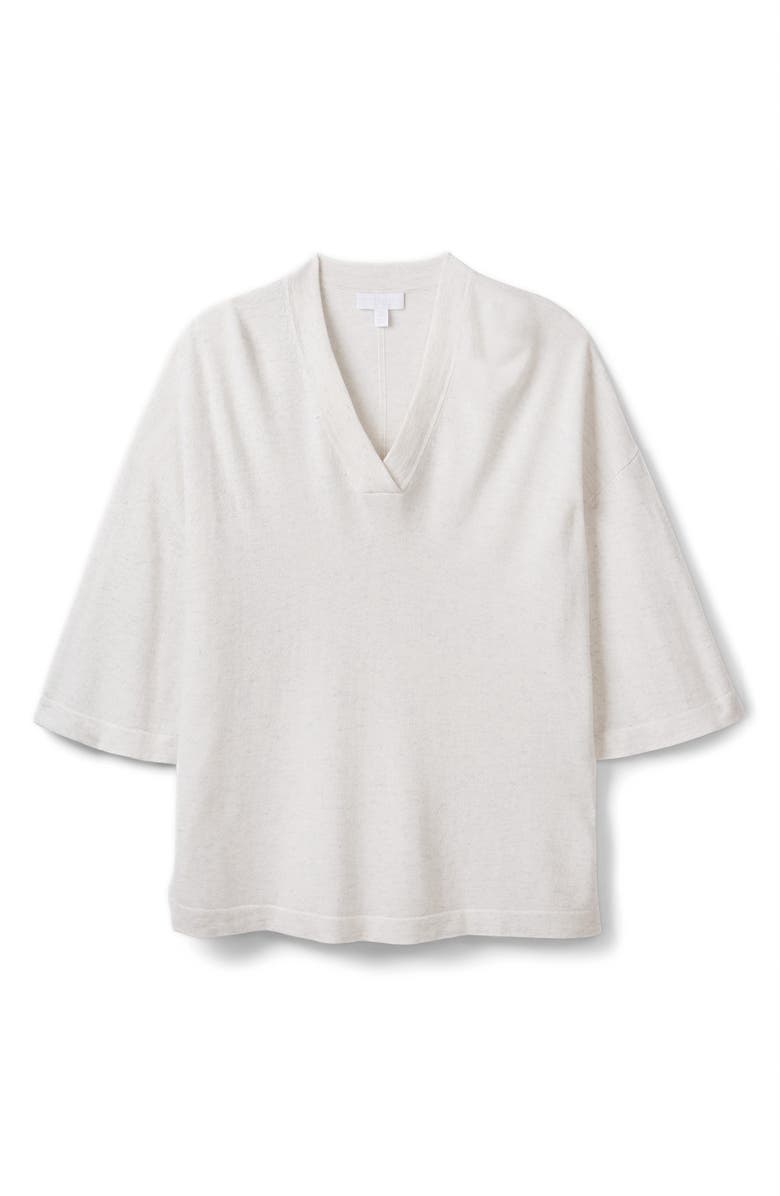 The White Company Wool Blend V-Neck Tunic, Alternate, color,