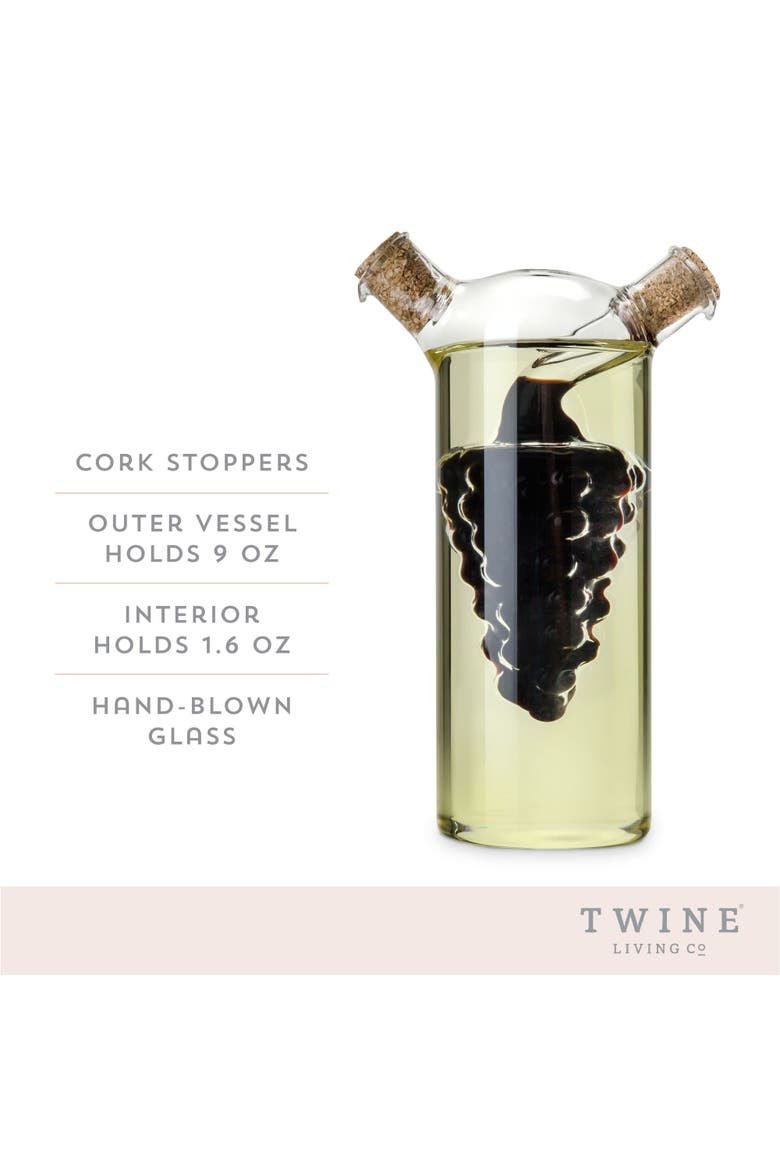 Oil & Vinegar Cruet, Alternate, color, Clear