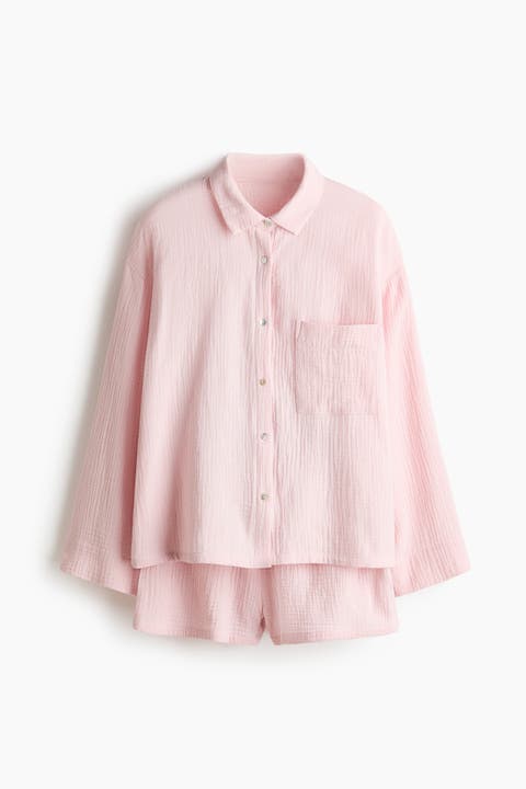 Pyjama Shirt And Shorts