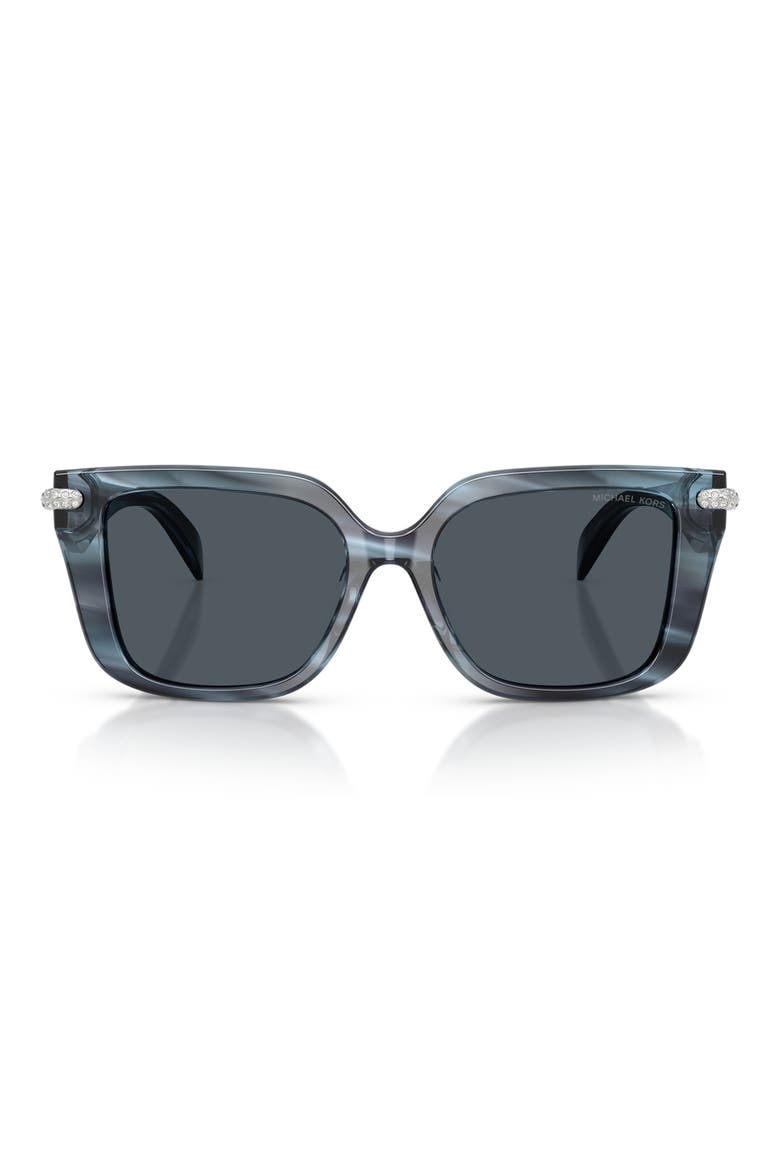 Santo Domingo 54mm Square Sunglasses, Main, color, DENIM HORN / BLUE MONO BIO