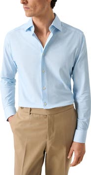 Eton Slim Fit Solid 4Flex Dress Shirt