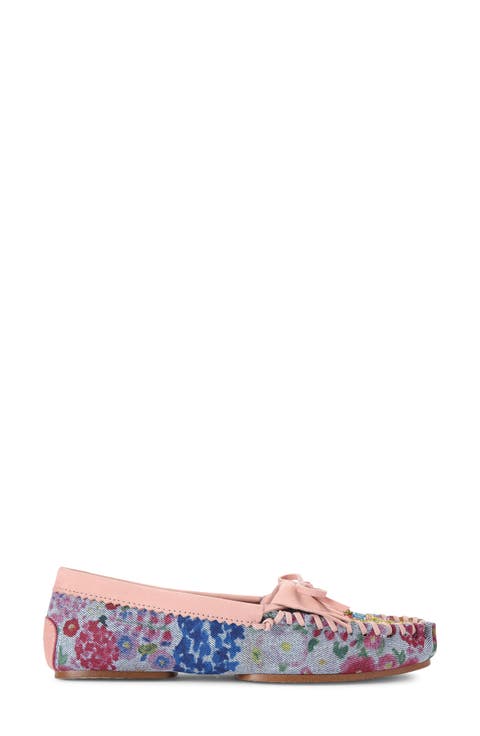 Beaded Moc Toe Loafer (Women)