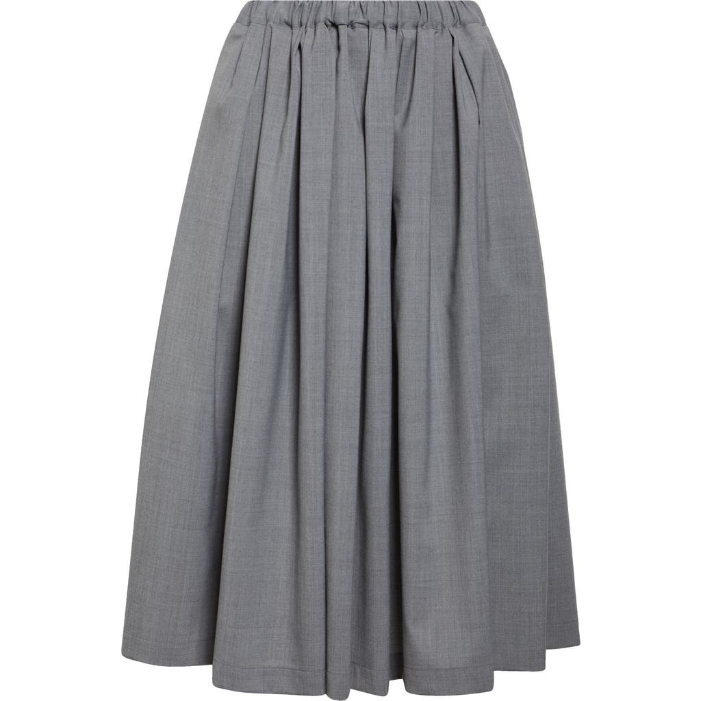 TAO COMME DES GARÇONS TAO COMME DES GARÇONS TROPICAL WEIGHT WOOL BLEND SKIRT