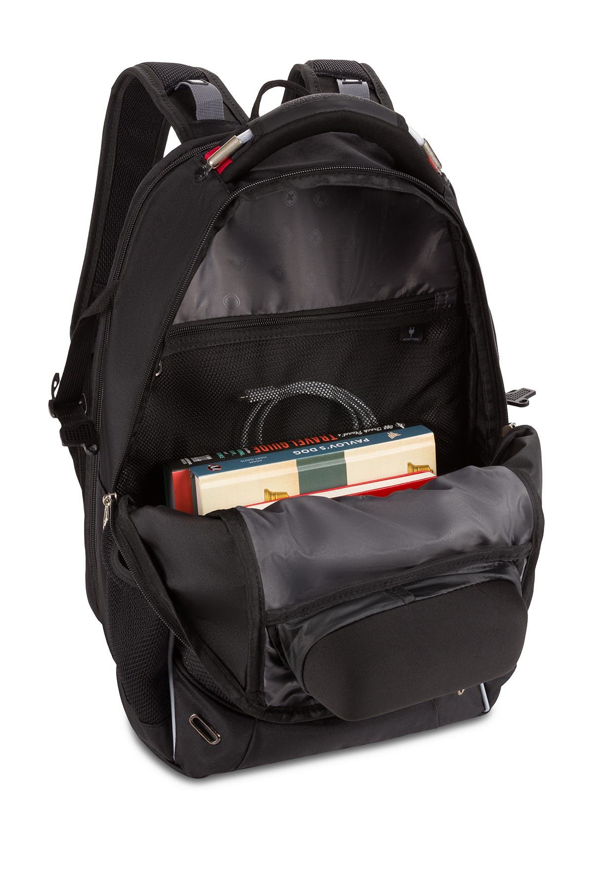 SWISSGEAR 6752 ScanSmart(TM) Laptop Backpack, Alternate, color, Black