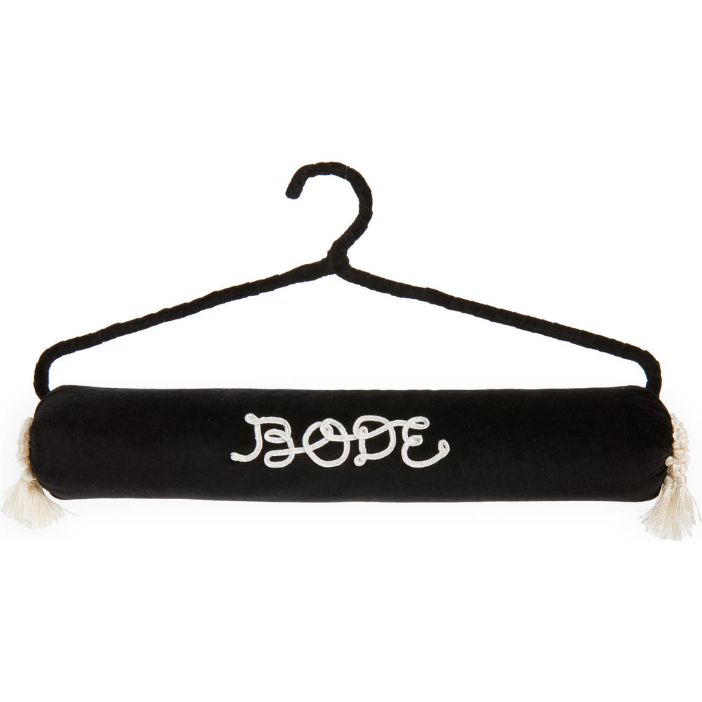 Bode Velvet Cloakroom Hanger In Black