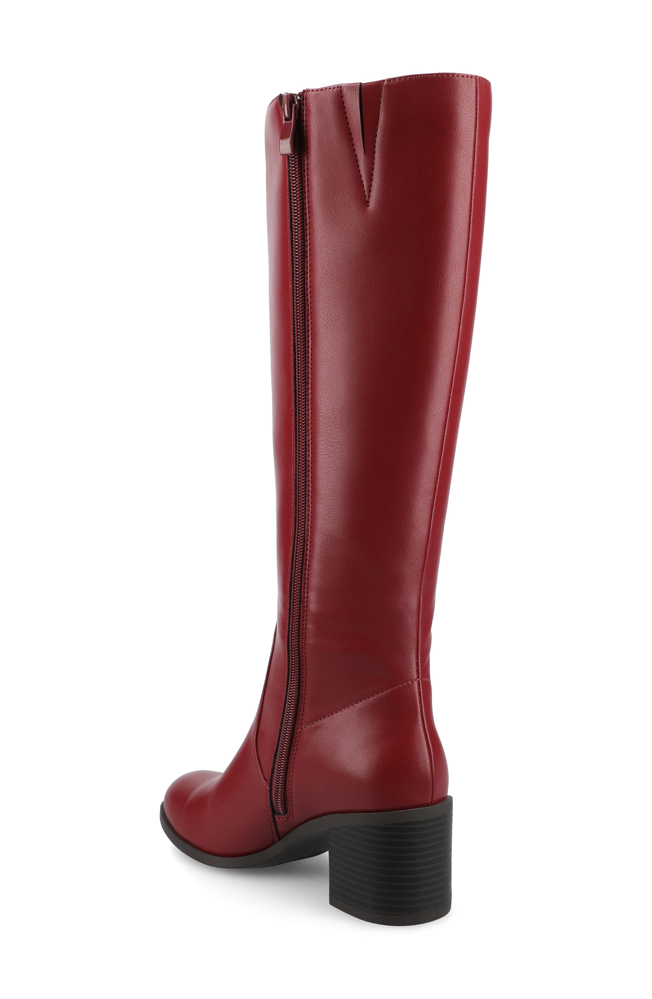 Romilly Block Heel Boot, Alternate, color, CRANBERRY