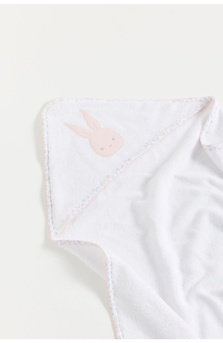 Babycottons Caramel Small Hooded Towel, Alternate, color, Full-Print