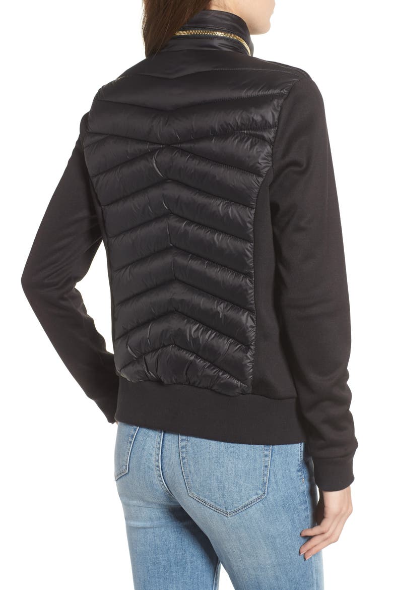 International Grandstand Hybrid Quilted Jacket, Alternate, color, BLACK