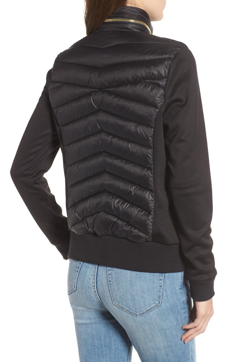 Barbour International Grandstand Hybrid Quilted Jacket, Alternate, color,