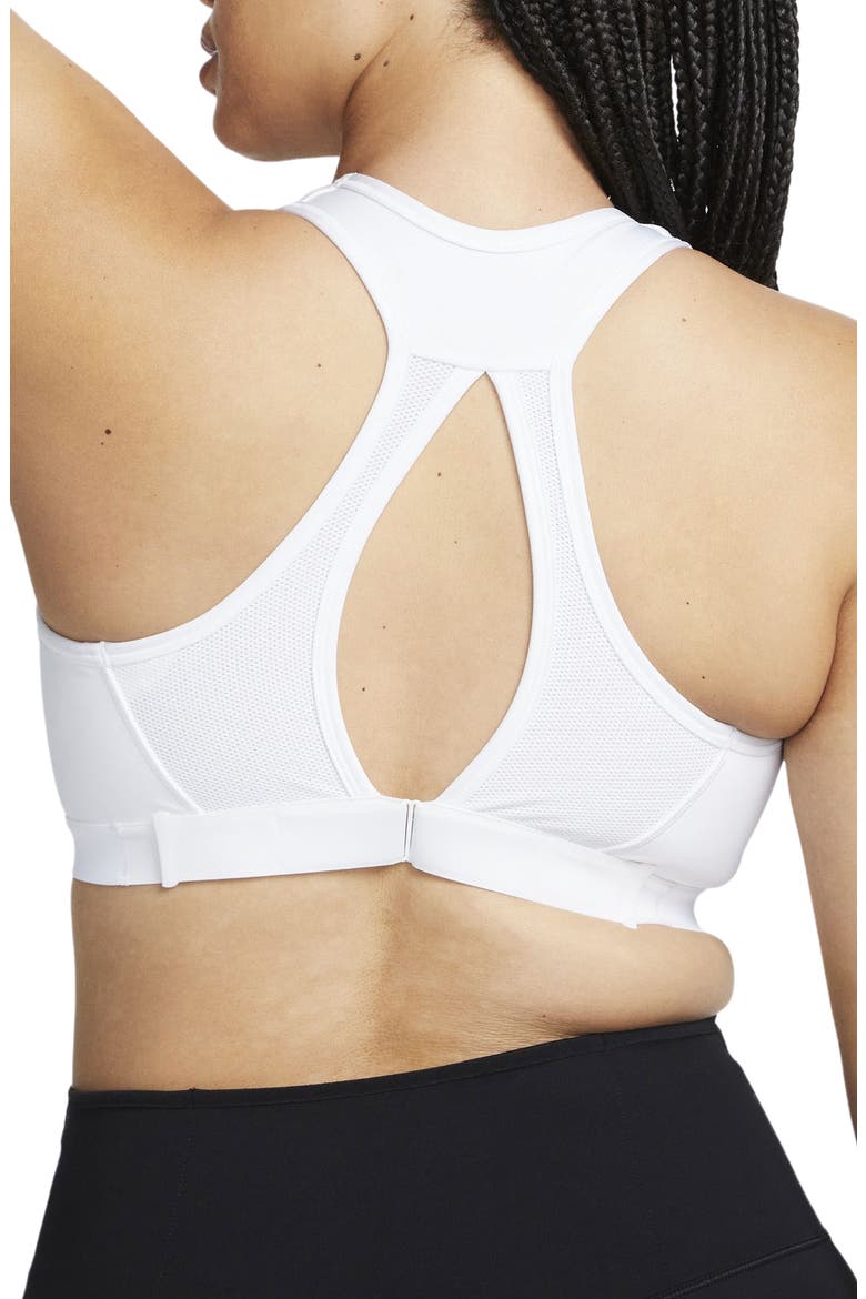 Dri-FIT Swish High Support Sports Bra, Alternate, color, 100 WHITE/WHITE/BLACK