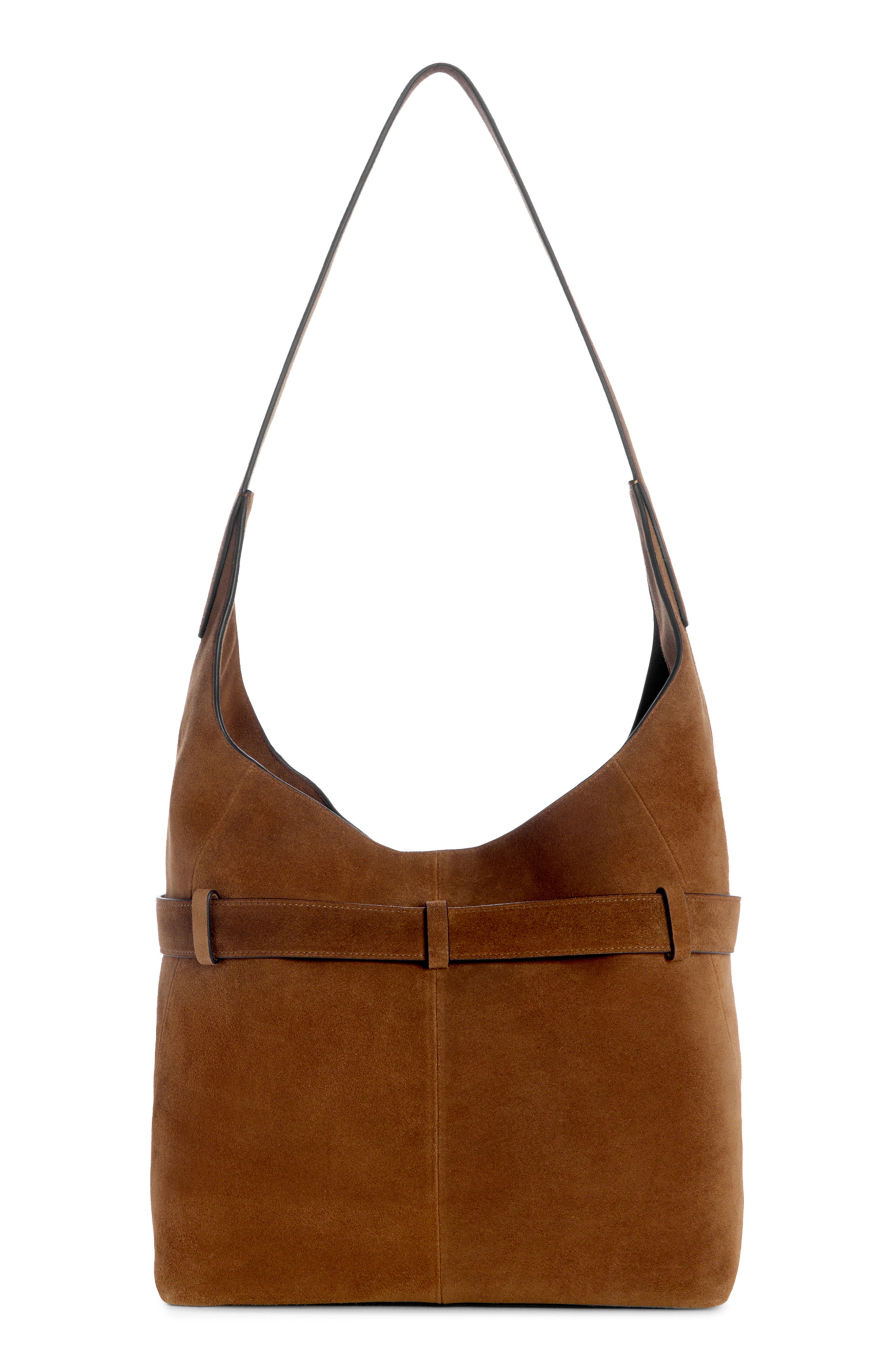 rag & bone Lexington Suede Bucket Bag, Alternate, color, Brown Suede