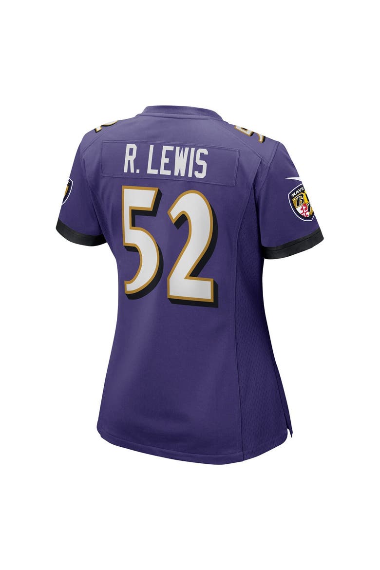 Women's Baltimore Ravens Ray Lewis Nike Purple Game Jersey, Alternate, color, Purple