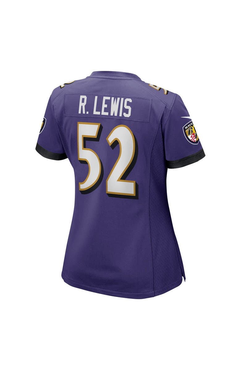 Nike Women's Baltimore Ravens Ray Lewis Nike Purple Game Jersey, Alternate, color, Purple
