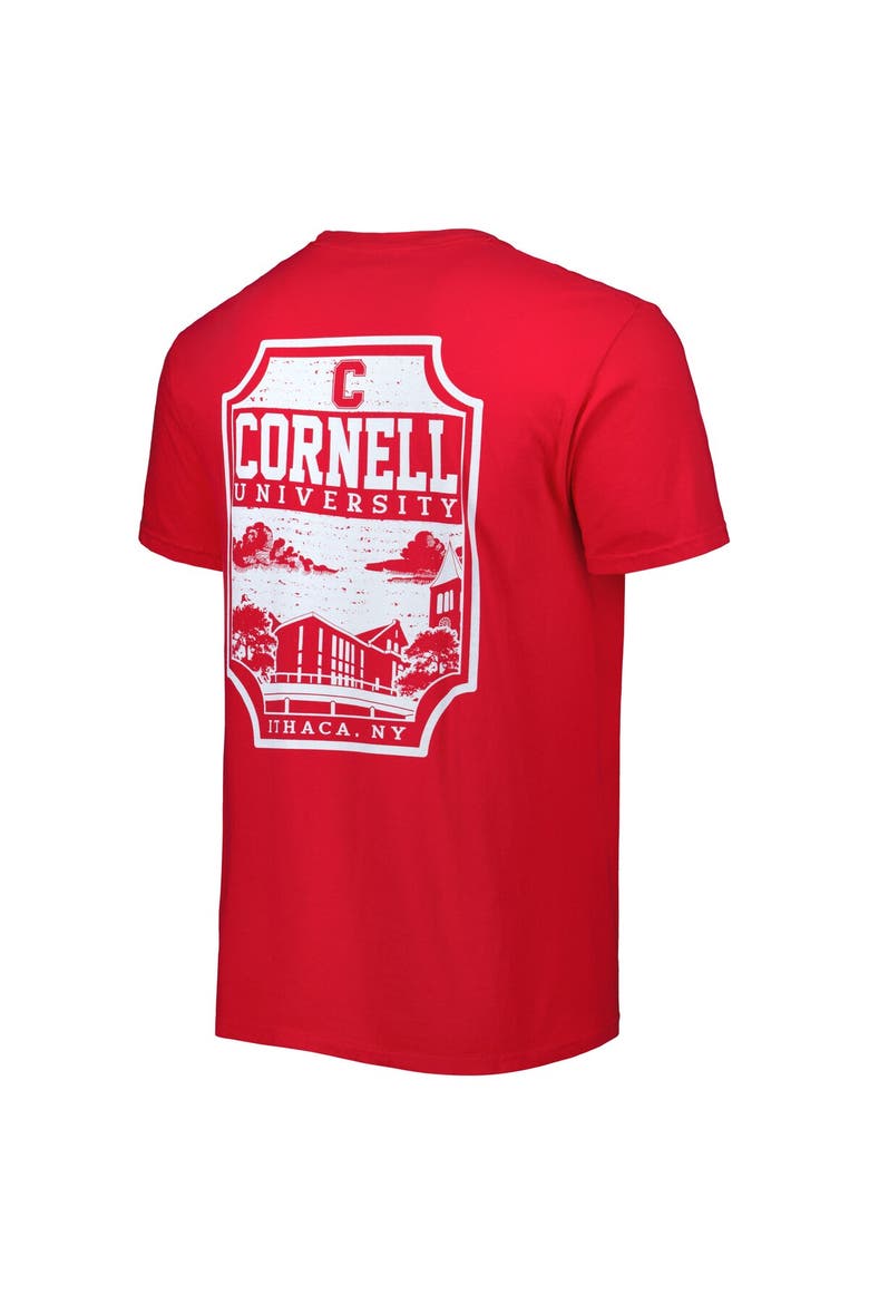 Men's Red Cornell Big Red Logo Campus Icon T-Shirt, Alternate, color, Red