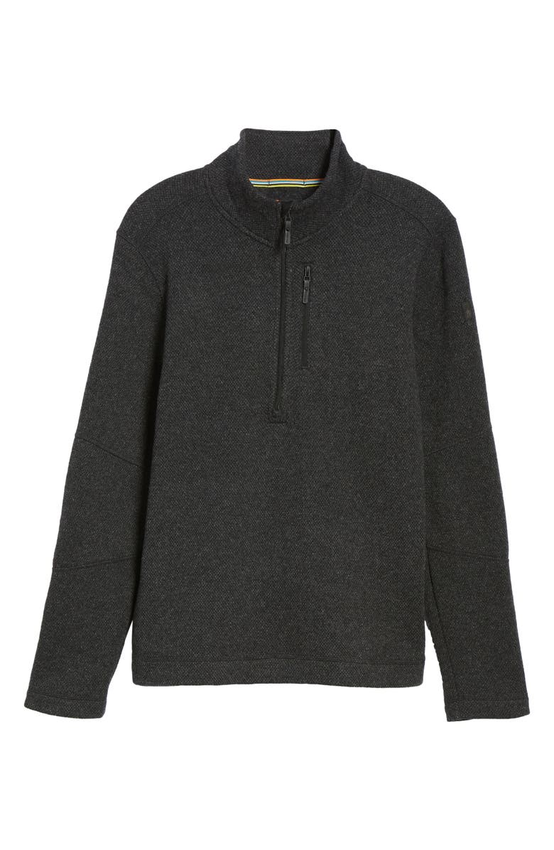 Smartwool Hudson Trail Regular Fit Fleece Half-Zip Sweater, Alternate, color, 