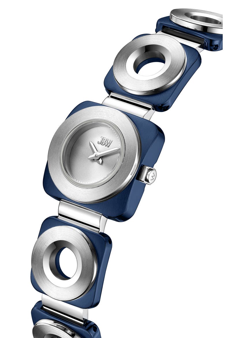 Chasm Bracelet Watch, 22mm, Alternate, color, IP BLUE