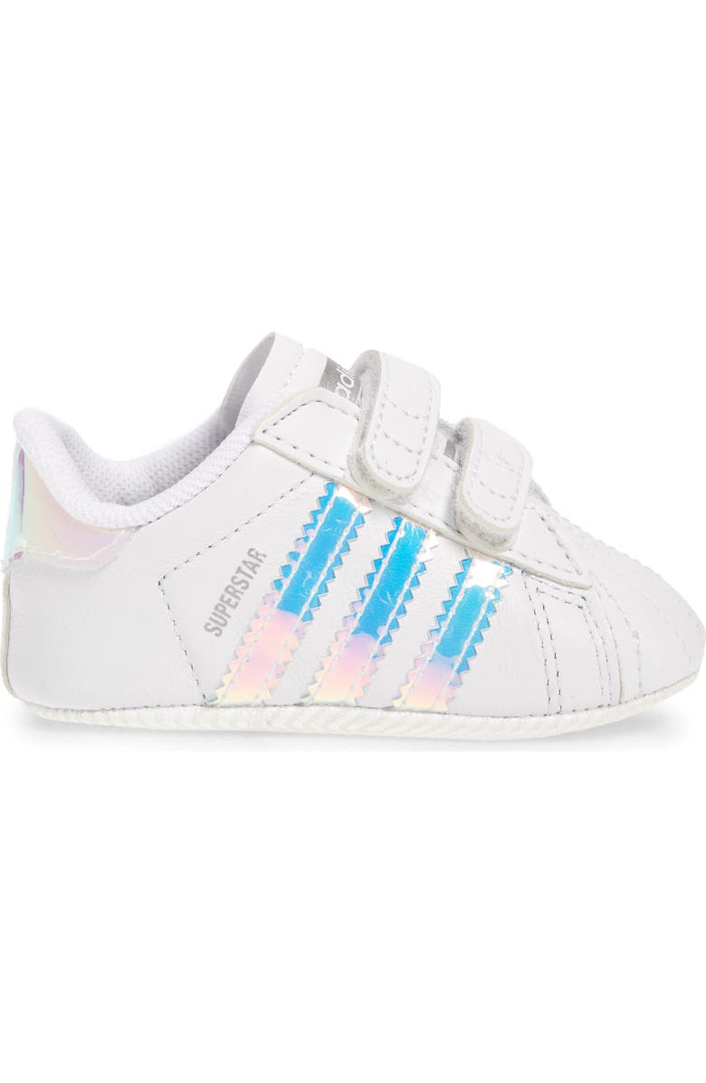 adidas Superstar Crib Sneaker, Alternate, color,