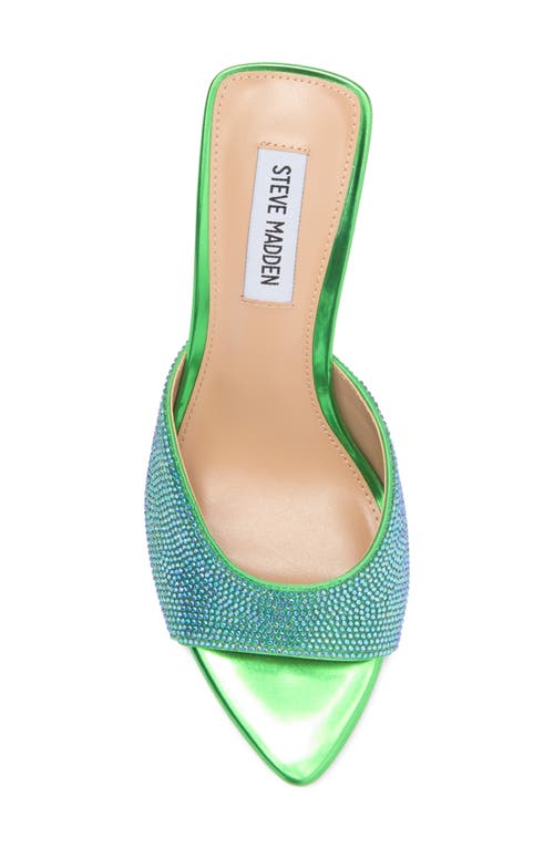Steve Madden Katey Slide Sandal In Green Multi