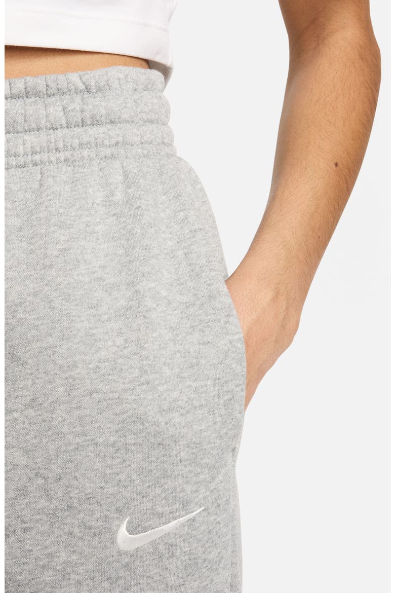 Sportswear Phoenix Fleece High-Waisted Oversized Sweatpants, Alternate, color, 063 DK GREY HEATHER/ SAIL