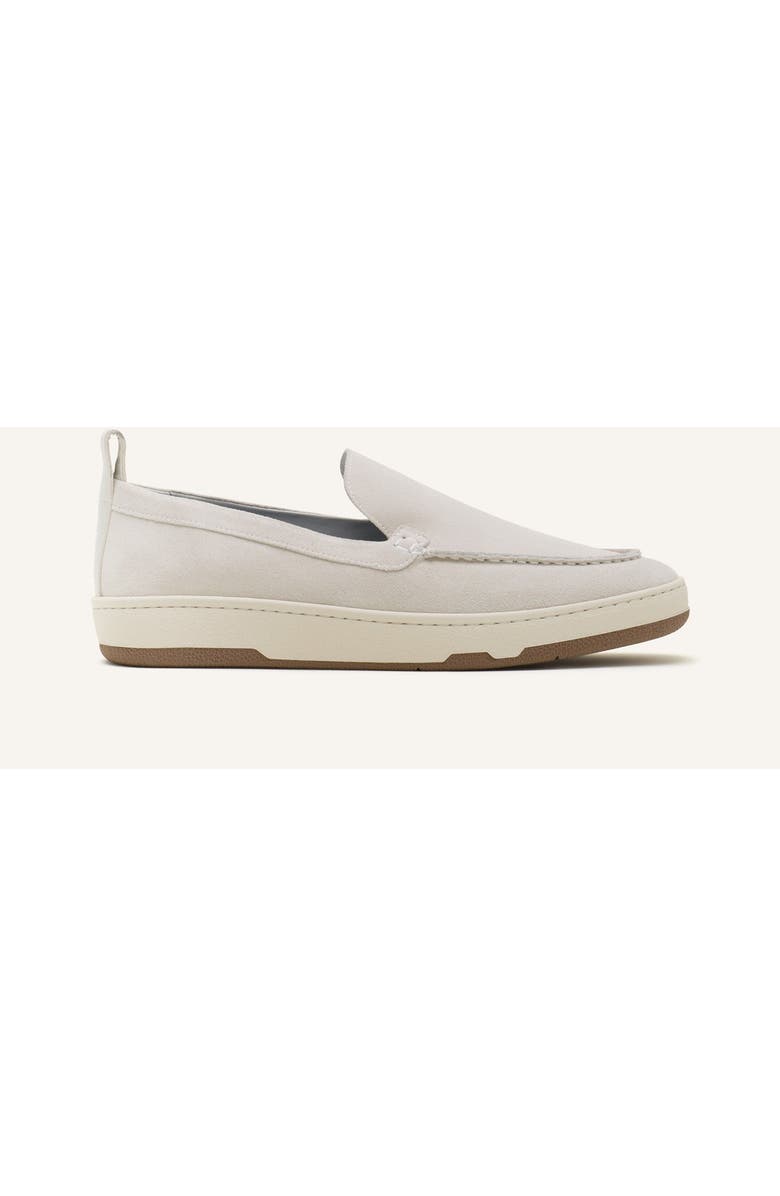 Lanvin Cruiser Moccasins In Suede, Main, color, Off White