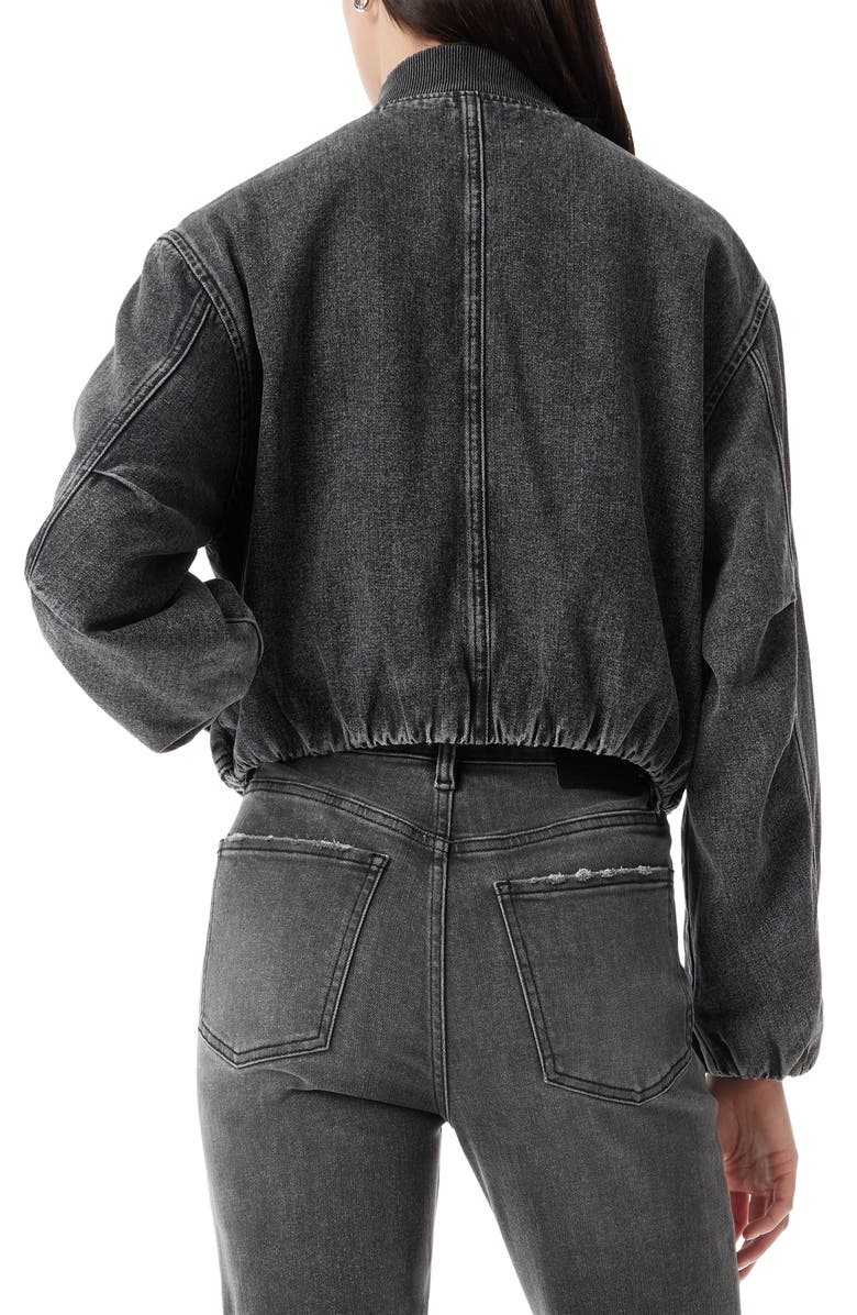 Robert Rodriguez Kendrick Utility Denim Bomber Jacket, Alternate, color, Flash