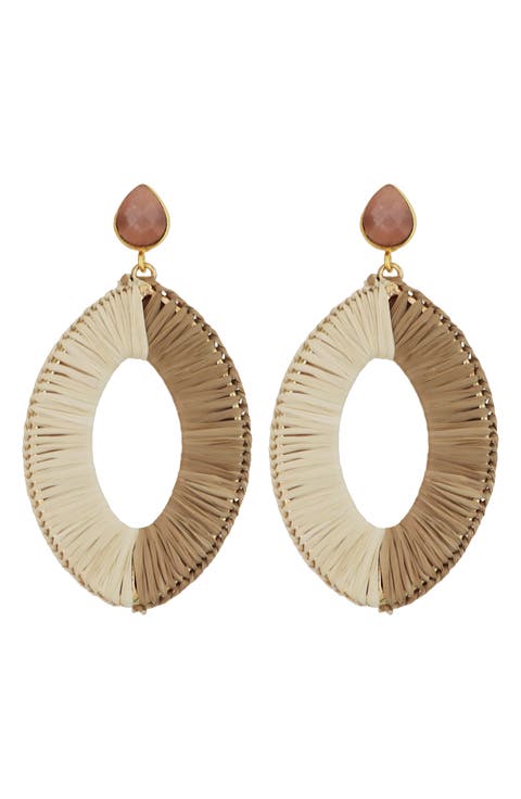 Raffia Marquise Earrings