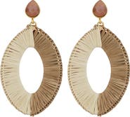 Panacea Raffia Marquise Earrings