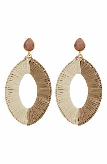 Raffia Marquise Earrings