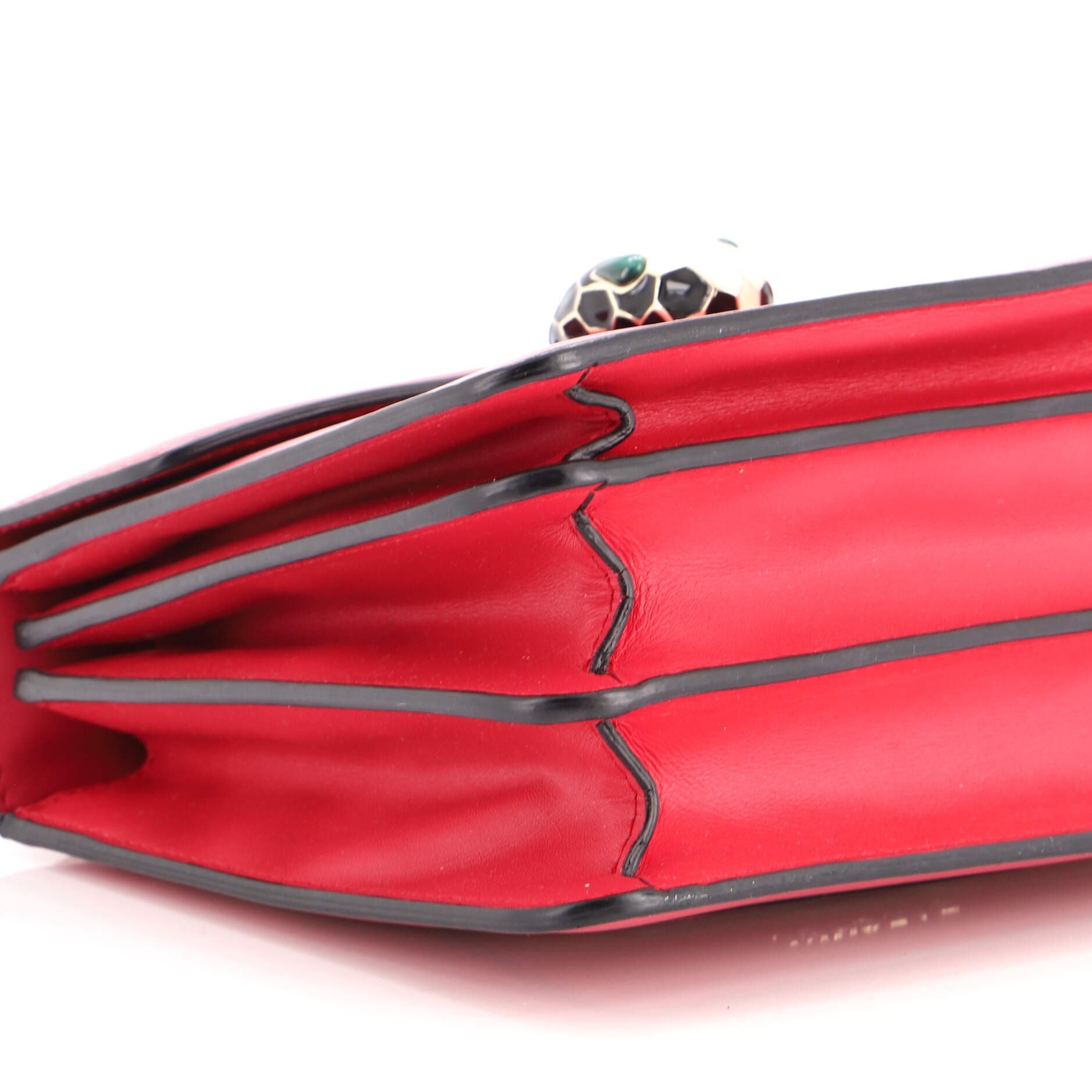 Serpenti Forever Top Handle Bag Leather Small, Alternate, color, Pink