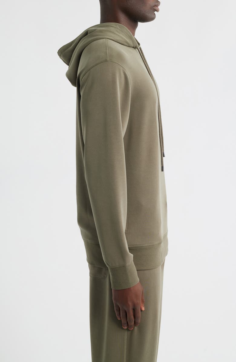 Daniel Buchler Supersoft Hoodie, Alternate, color, Olive