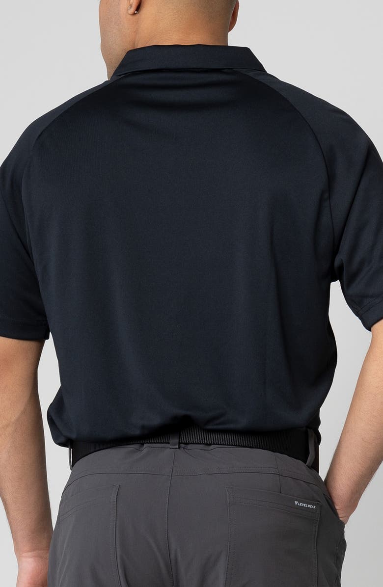 LEVELWEAR Rally Knit Polo, Alternate, color, Black
