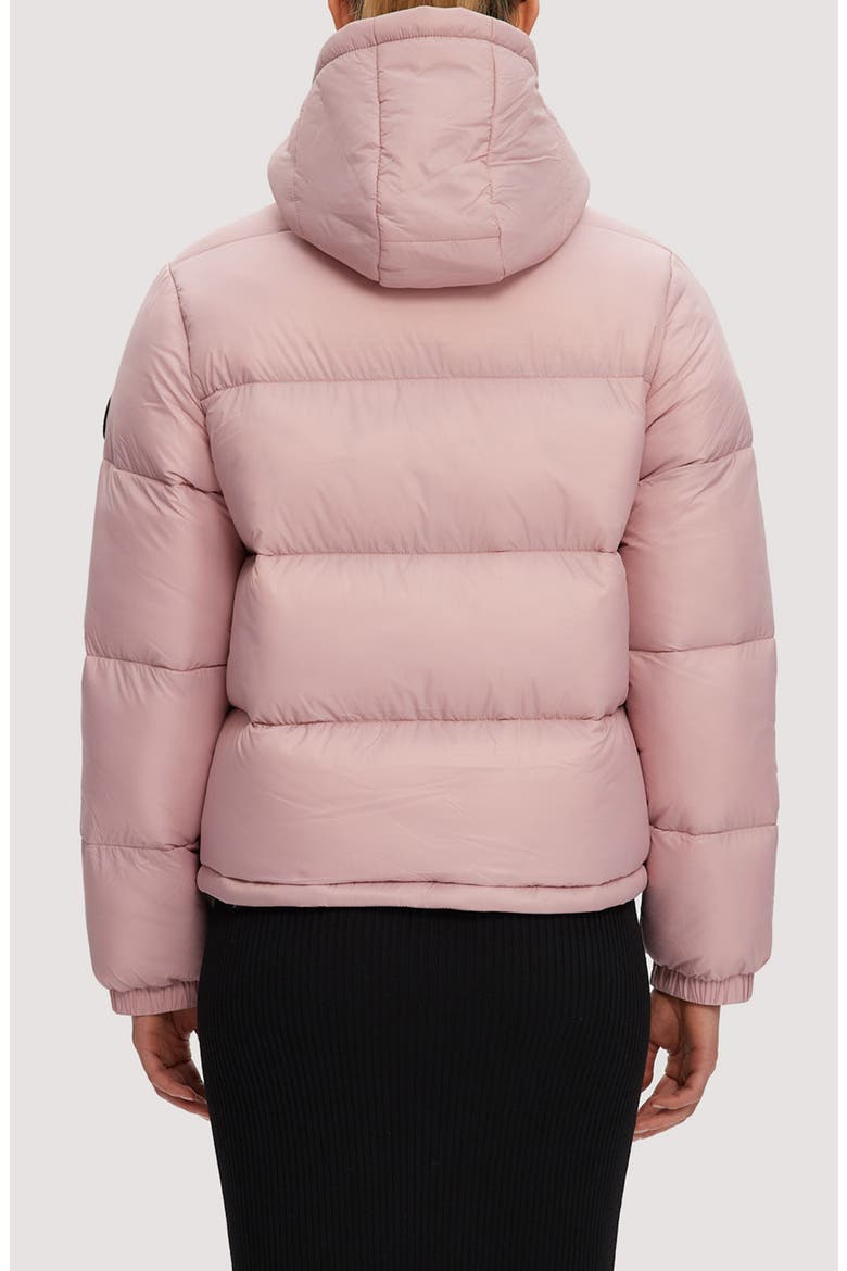 Winona Hooded Puffer Jacket, Alternate, color, DEAUVILLE MAUVE/ DARK CHERRY
