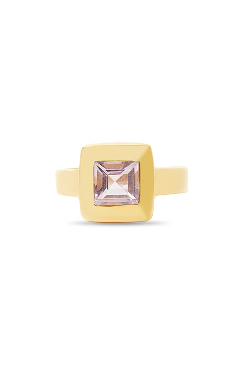 Bold Bezel Ring, Main, color, GOLD /AMETHYST