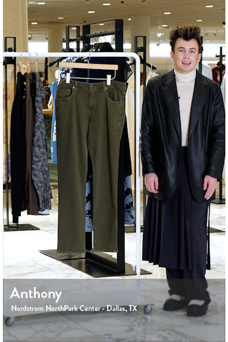 Gage Slim Fit Stretch Twill Five-Pocket Pants video