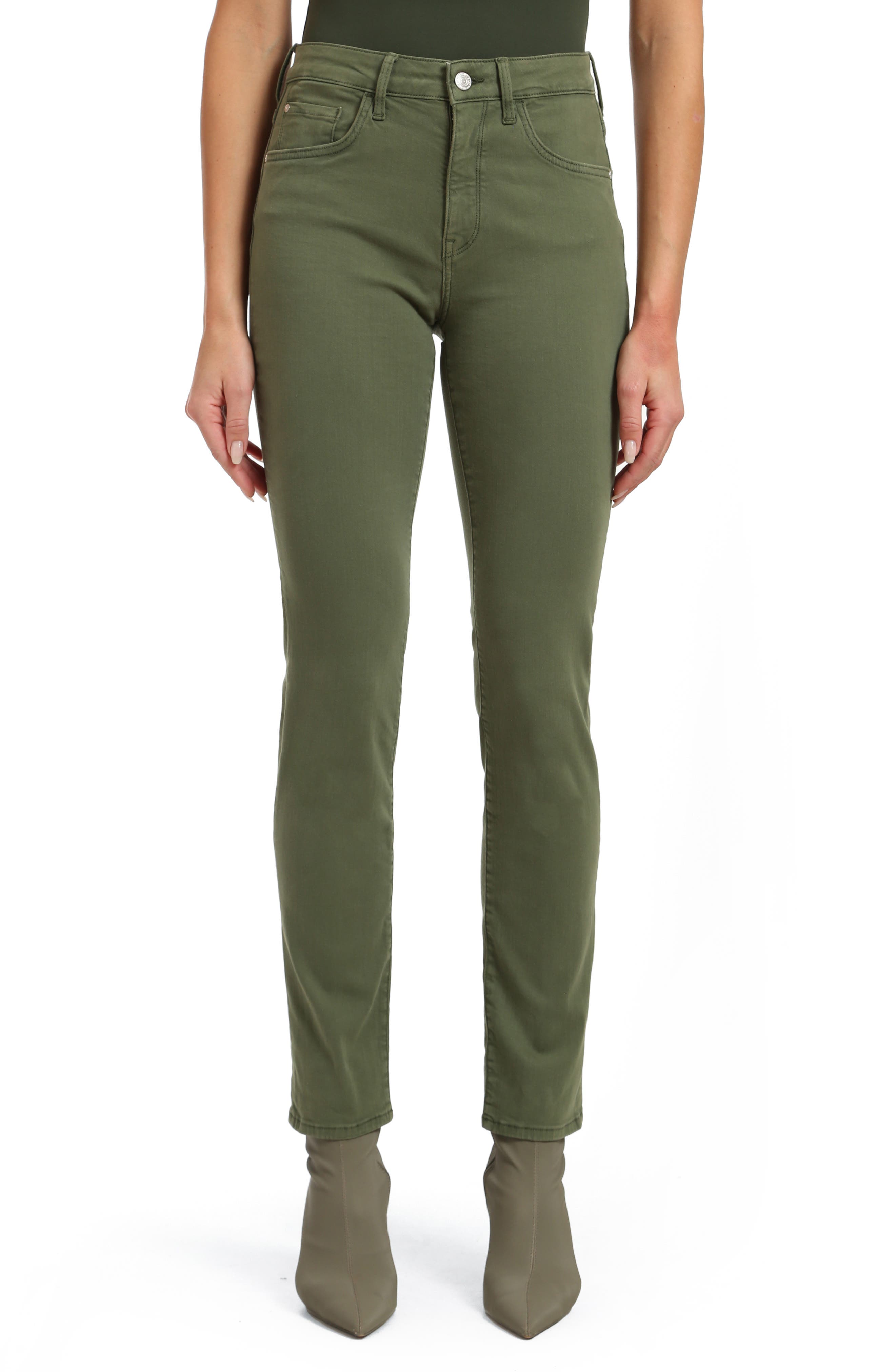 Kathleen High Waist Slim Boyfriend Jeans