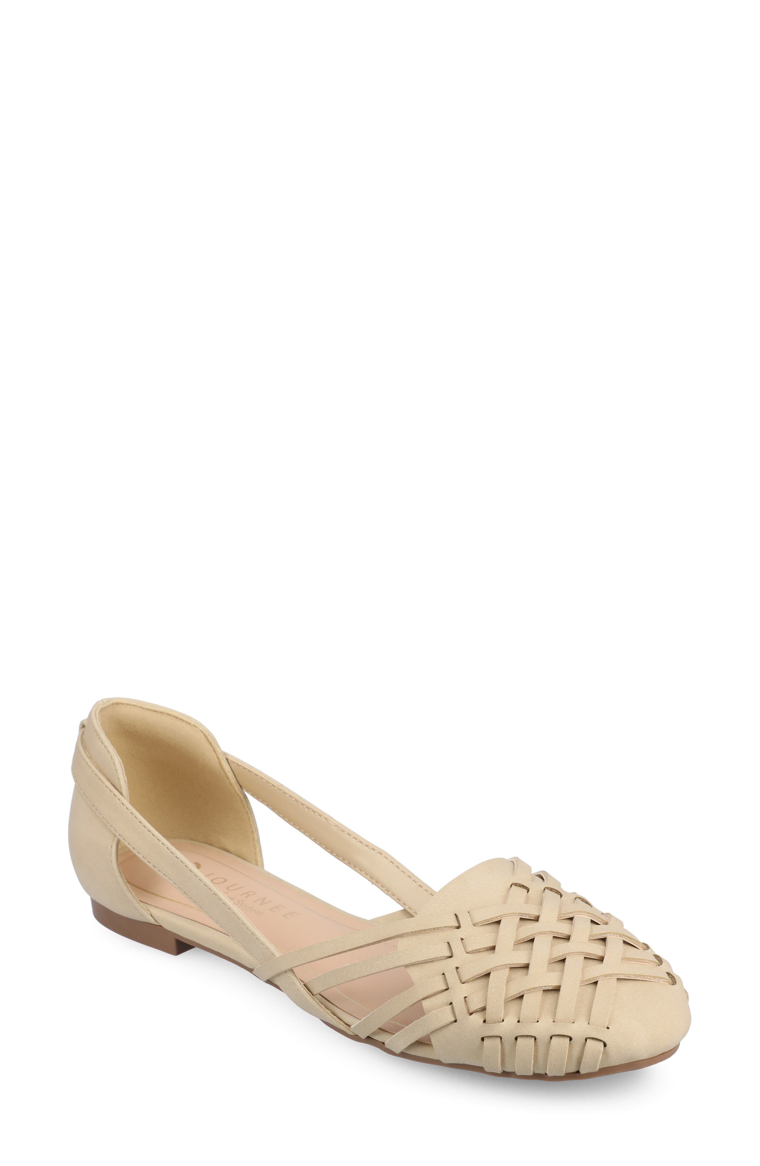 Journee Collection JOURNEE Ekko Weave Flat