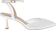 HARLO Australia Ellie - Tulle Bridal Kitten Heel with Handsewn Pearls