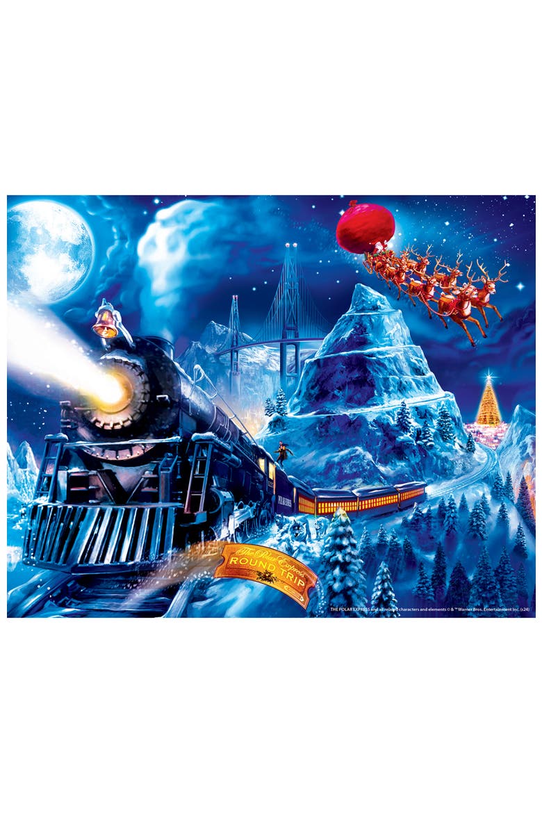 The Polar Express 100pc Puzzles 4-Pack, Alternate, color, Multicolor