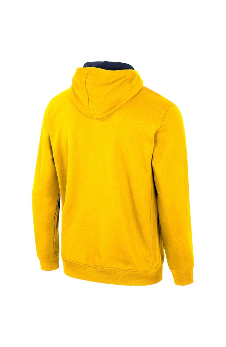 COLOSSEUM Men's Colosseum Maize Michigan Wolverines Half-Zip Hoodie, Alternate, color,