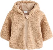 NEXT Kids' Bunny Borg Character Fleece Jacket