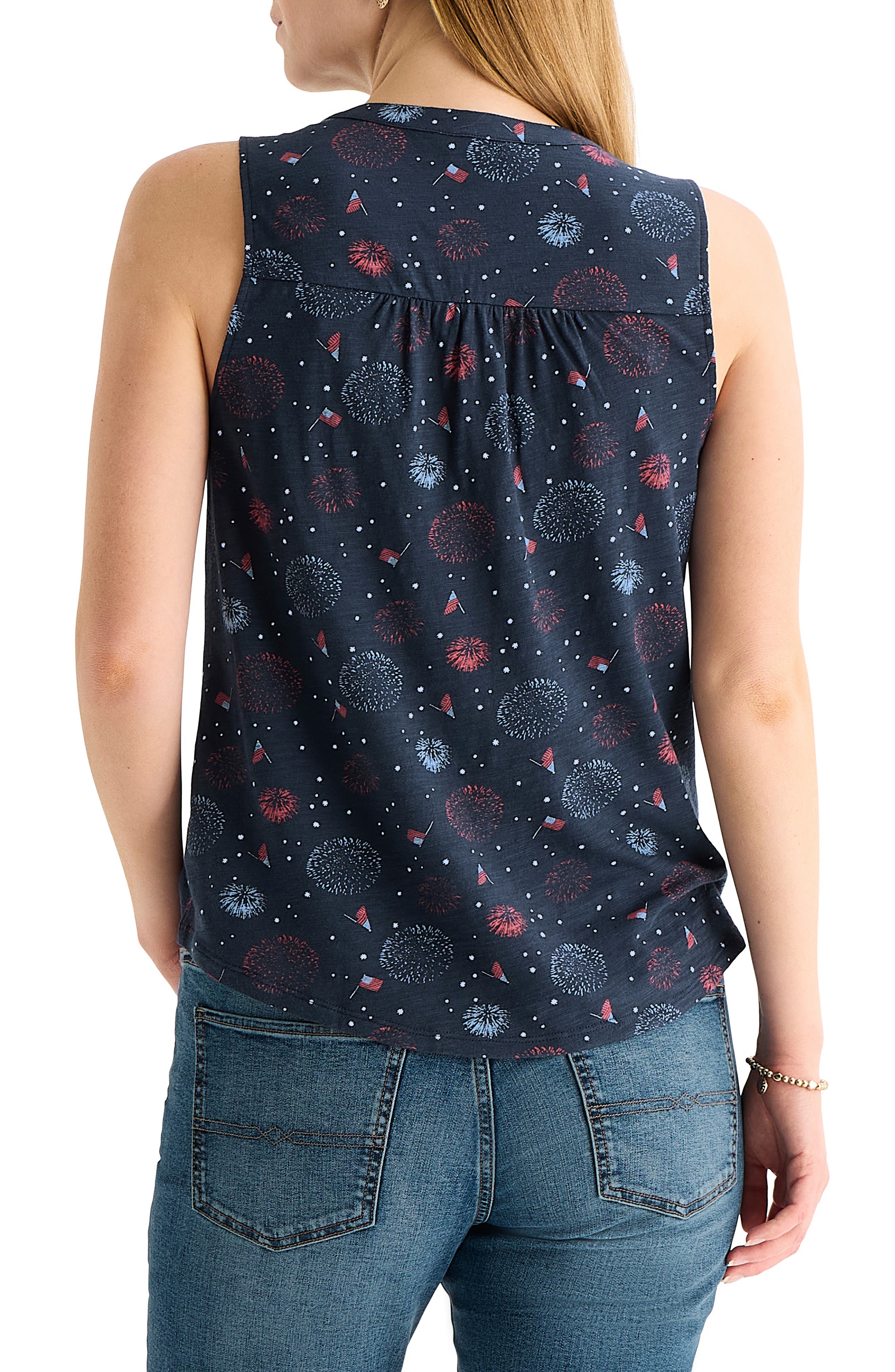 Fireworks Smocked Tank - image 4