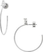 Nordstrom Cubic Zirconia Hoop Earrings