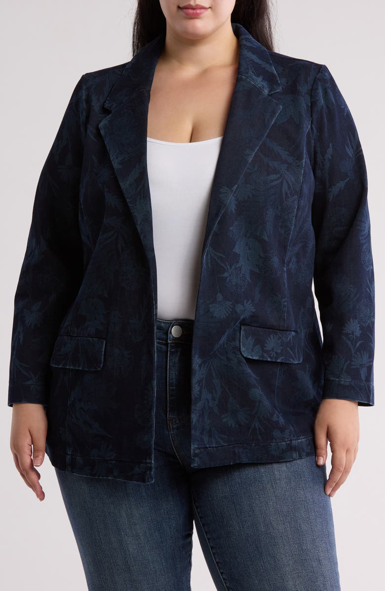 Liverpool Los Angeles Oversize Denim Blazer, Main, color,