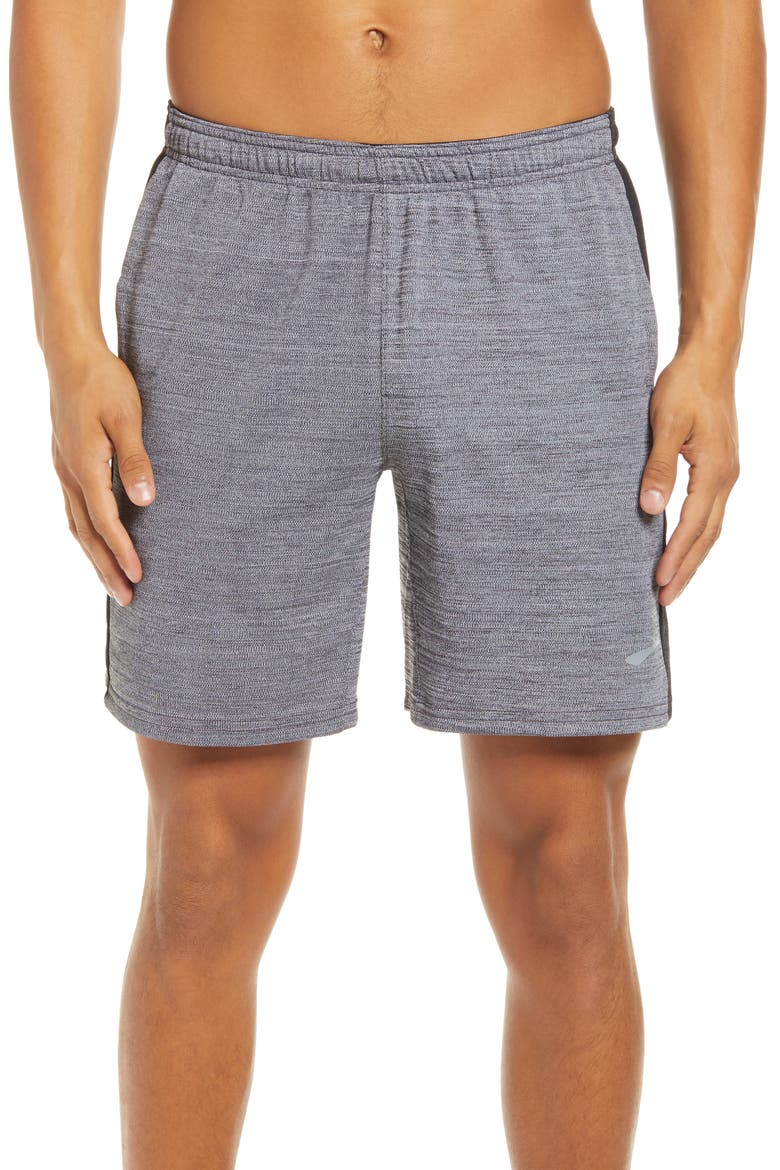 Rep Men's 8" Performance Athletic Shorts, Main, color, HEATHER ASH/HEATHER
