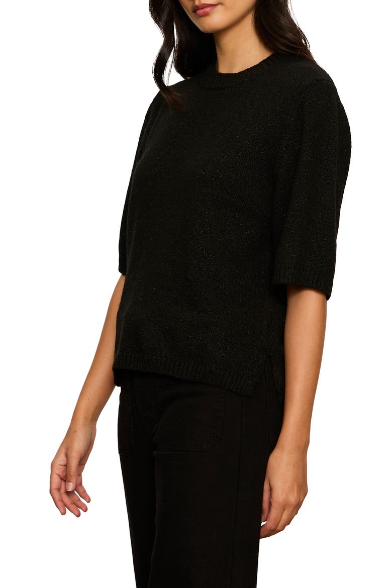 Perfect Sequin Sweater, Alternate, color, BLACK