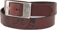 EAGLES WINGS Alabama Crimson Tide Brandish Leather Belt - Brown