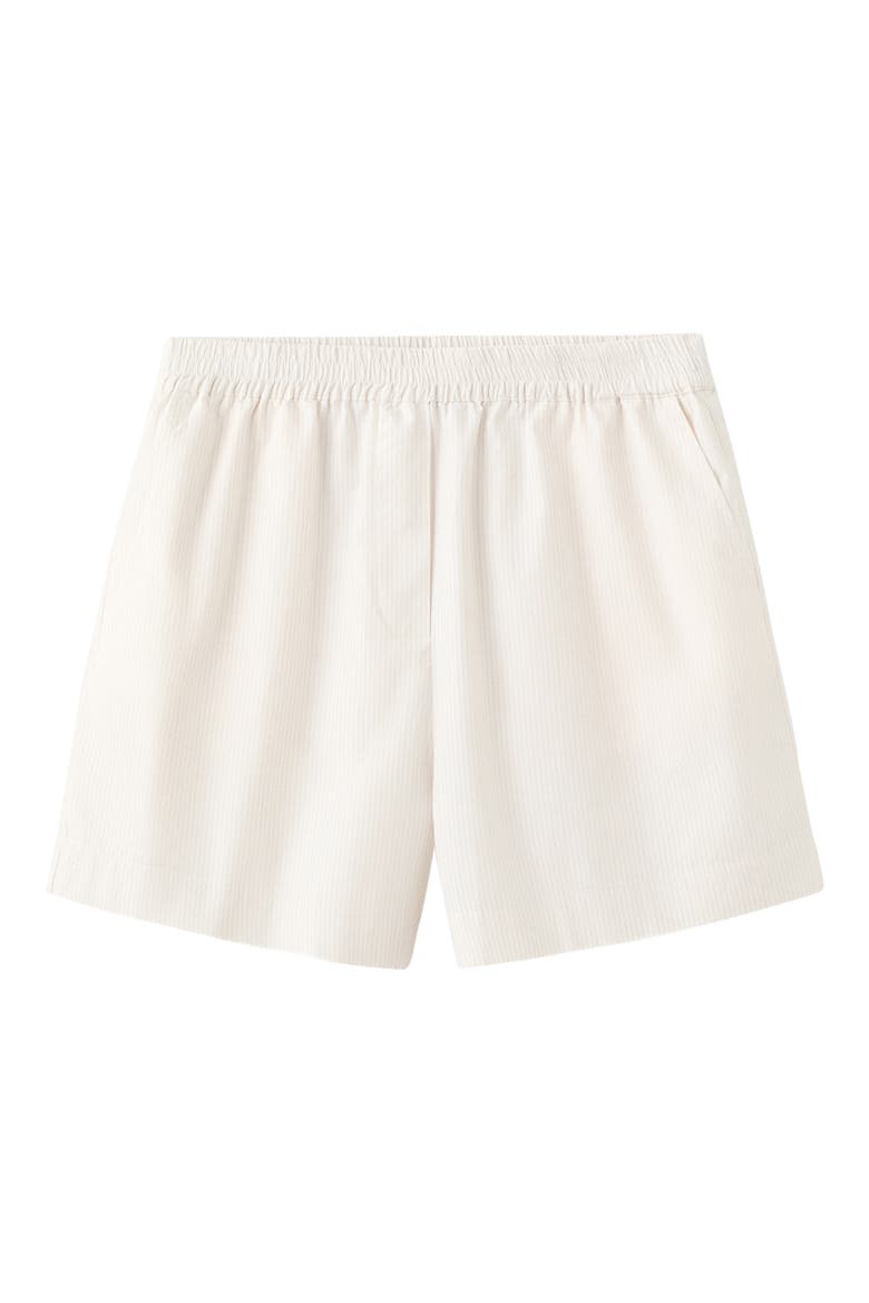 Pull-On Cotton Shorts, Main, color, ECRU
