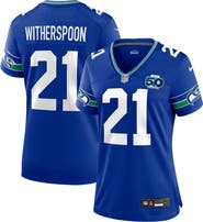 Nike Women's Nike Devon Witherspoon Royal Seattle Seahawks Alternate 2 50th Season Game Jersey