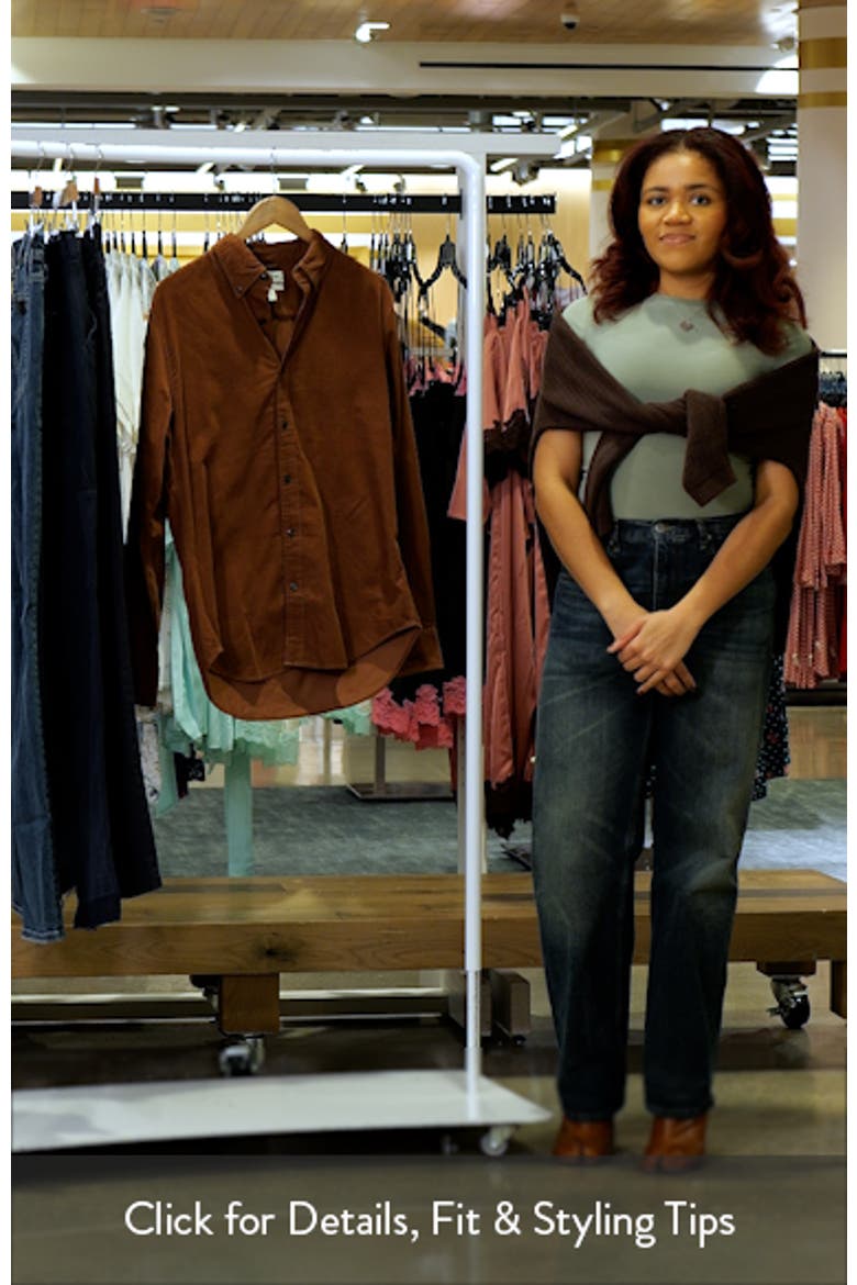 Cotton Corduroy Button-Down Shirt video