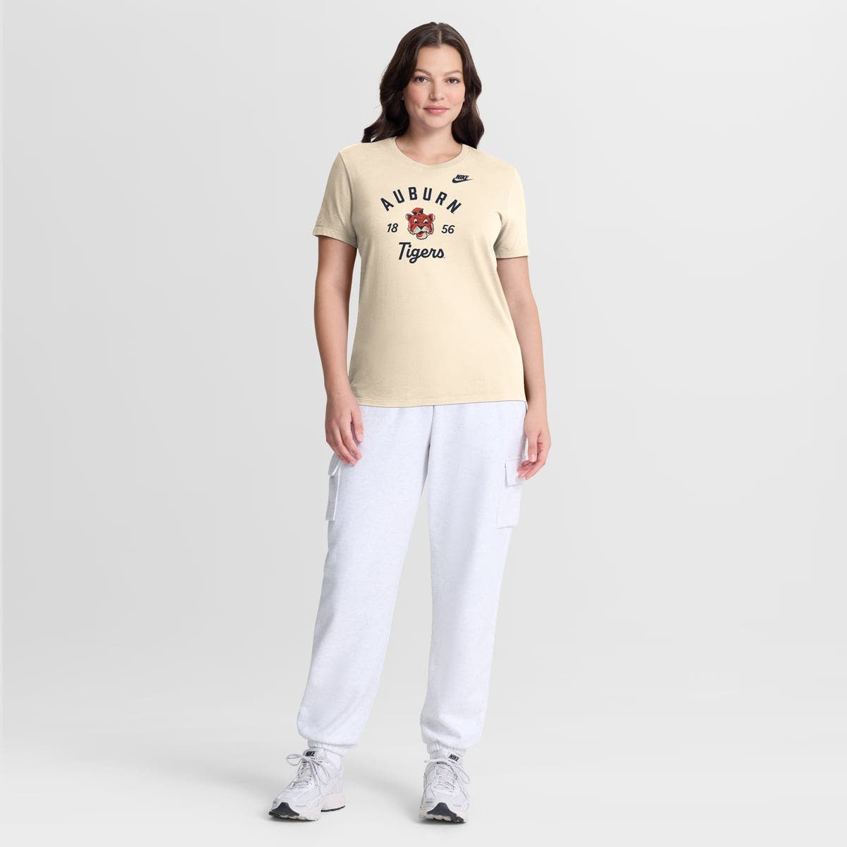 Nike Women's Nike Natural Auburn Tigers Legacy Team Name T-Shirt (Women ...